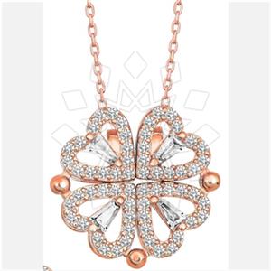 925 Sterling Silver Heart Pendant Necklace