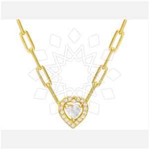 925 Sterling Silver Heart Pendant Necklace