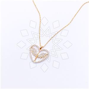 925 Sterling Silver Heart Pendant Necklace