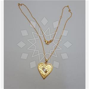 925 Sterling Silver Heart Unique Necklace