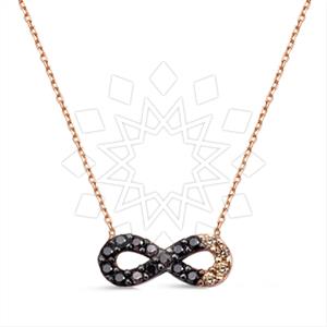 925 Sterling Silver Infinity Pendant Necklace