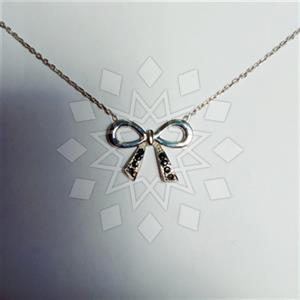 925 Sterling Silver Infinity Pendant Necklace
