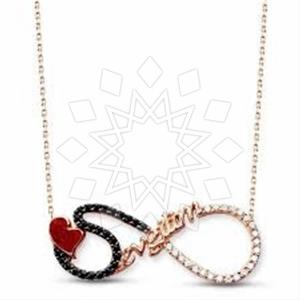 925 Sterling Silver Infinity Pendant Necklace