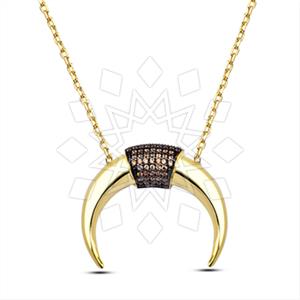 925 Sterling Silver Large Bold Pendant Necklace