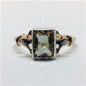 925 Sterling Silver Minimal Dainty Gemstone Rings