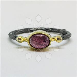 925 Sterling Silver Minimal Dainty Gemstone Rings