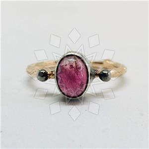 925 Sterling Silver Minimal Dainty Gemstone Rings