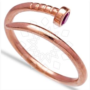 925 Sterling Silver Minimal Dainty Gemstone Rings