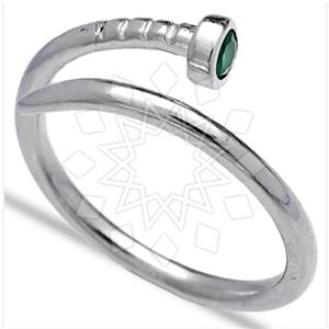 925 Sterling Silver Minimal Dainty Gemstone Rings