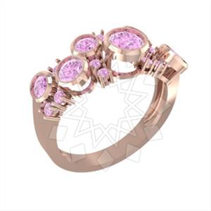 925 Sterling Silver Minimal Dainty Multi Gemstone Rings