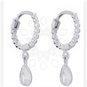 925 Sterling Silver Minimal Dainty Single Drop Earrings