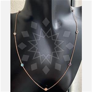 925 Sterling Silver Minimal Dainty Statement Necklace