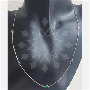925 Sterling Silver Minimal Dainty Statement Necklace