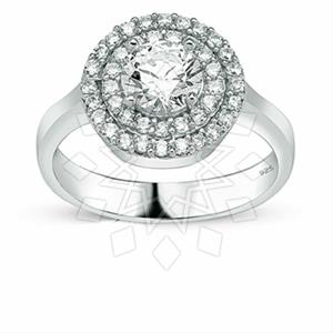 925 Sterling Silver Modern  Cocktail Rings