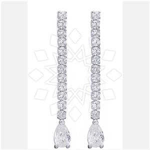 925 Sterling Silver Modern  Dangle Earrings