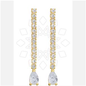 925 Sterling Silver Modern  Dangle Earrings