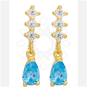 925 Sterling Silver Modern  Dangle Earrings