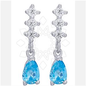 925 Sterling Silver Modern  Dangle Earrings