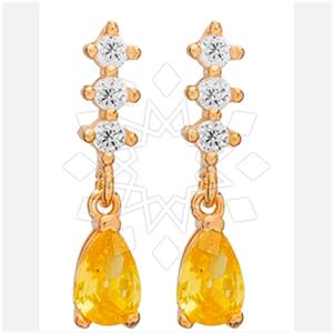 925 Sterling Silver Modern  Dangle Earrings