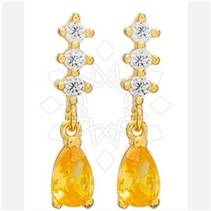 925 Sterling Silver Modern  Dangle Earrings