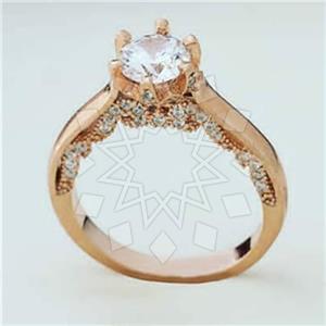 925 Sterling Silver Modern  Engagement and Wedding Rings