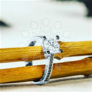 925 Sterling Silver Modern  Engagement and Wedding Rings