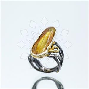 925 Sterling Silver Modern  Gemstone Rings