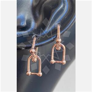925 Sterling Silver Modern Italian Style  Dangle Earrings