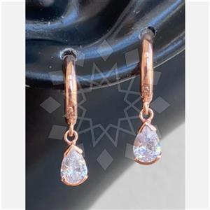 925 Sterling Silver Modern Italian Style  Dangle Earrings