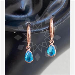 925 Sterling Silver Modern Italian Style  Dangle Earrings