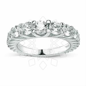 925 Sterling Silver Modern  Multi Gemstone Rings