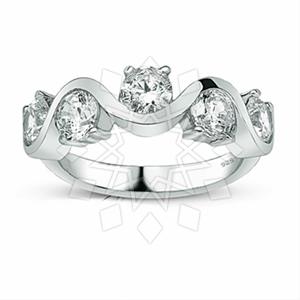 925 Sterling Silver Modern  Multi Gemstone Rings