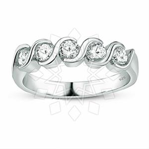 925 Sterling Silver Modern  Multi Gemstone Rings