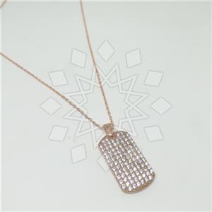 925 Sterling Silver Modern  Pendant Necklace