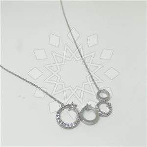 925 Sterling Silver Modern  Pendant Necklace