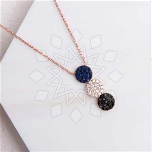 925 Sterling Silver Modern  Pendant Necklace