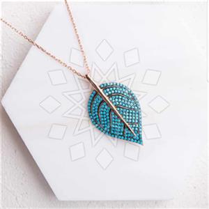925 Sterling Silver Modern  Pendant Necklace