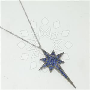 925 Sterling Silver Modern  Pendant Necklace