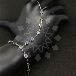 925 Sterling Silver Modern  Single Finger to Bracelet Hand Jewelry