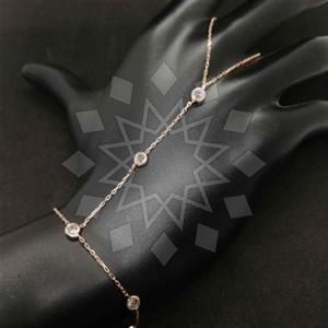 925 Sterling Silver Modern  Single Finger to Bracelet Hand Jewelry