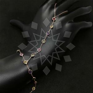 925 Sterling Silver Modern  Single Finger to Bracelet Hand Jewelry