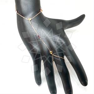 925 Sterling Silver Modern  Single Finger to Bracelet Hand Jewelry