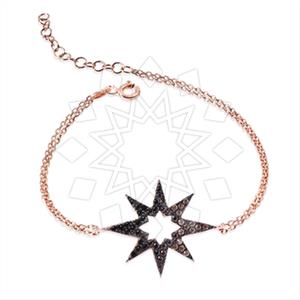 925 Sterling Silver Moon and Stars Classic Bracelets