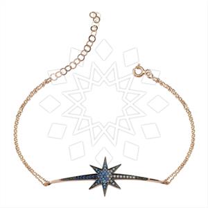 925 Sterling Silver Moon and Stars Classic Bracelets
