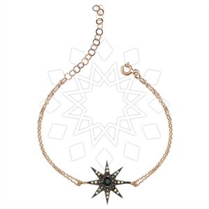 925 Sterling Silver Moon and Stars Classic Bracelets