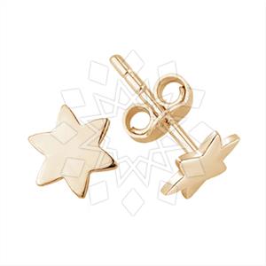 925 Sterling Silver Moon and Stars Minimal Dainty Stud Earrings