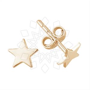 925 Sterling Silver Moon and Stars Minimal Dainty Stud Earrings