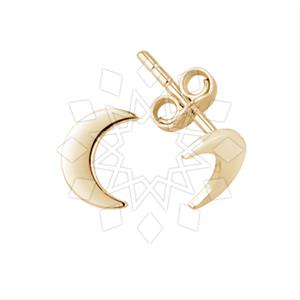 925 Sterling Silver Moon and Stars Minimal Dainty Stud Earrings