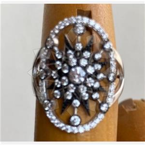 925 Sterling Silver Moon and Stars Multi Gemstone Rings