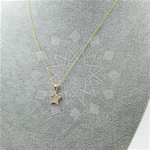 925 Sterling Silver Moon and Stars Pendant Necklace